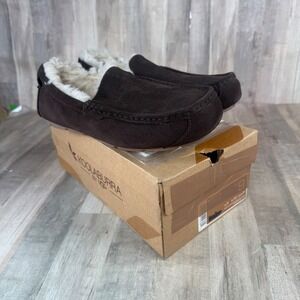 NEW Koolaburra by UGG Men's 9 Brown Tipton Slip On Slippers Comfy Suede